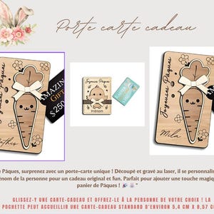 Porte carte cadeaux