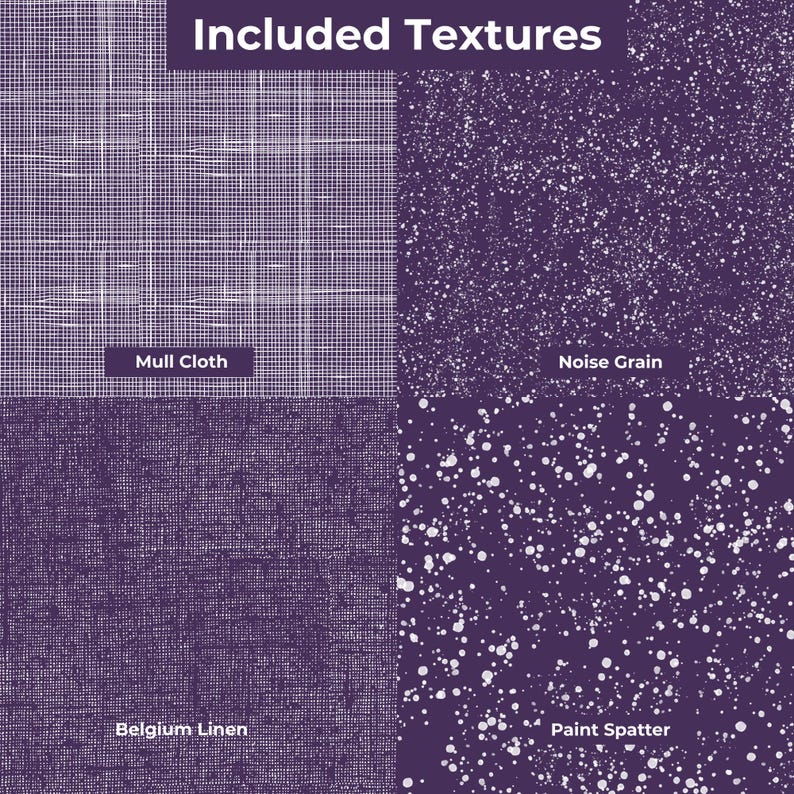Pinceles de textura sin costuras para Procreate para diseño de patrones / Incluye texturas de lino, ratán y tela. imagen 5