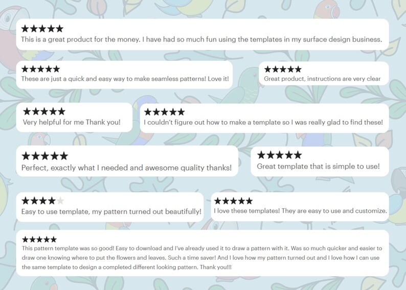 Seamless Pattern Template | Repeatable Pattern Layout for Scrapbook Paper PNG image 8