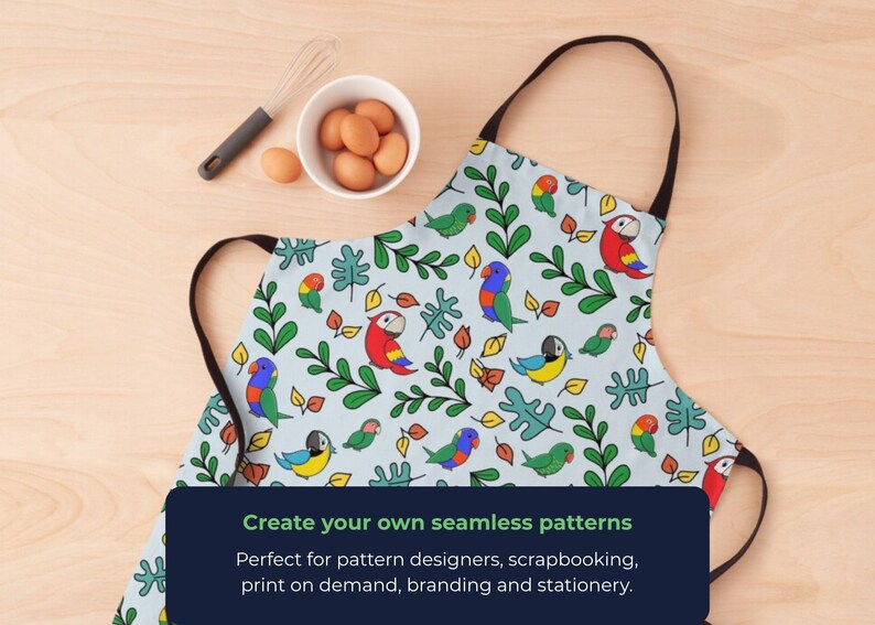 Seamless Pattern Template | Repeatable Pattern Layout for Scrapbook Paper PNG image 7