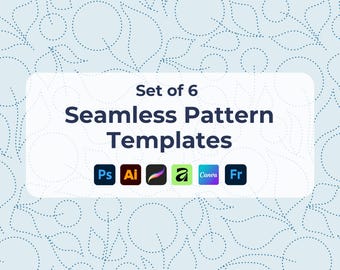 Lot de modèles de motifs transparents (lot de 6) pour les débutants en procréation