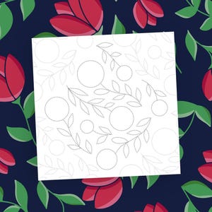 Modello di motivo senza soluzione di continuità / Layout di motivo ripetibile per carta da scrapbooking PNG