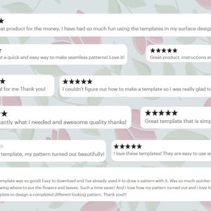 Naadloze patroonsjabloon | Herhaalbare patroonlay-out voor plakboek, png afbeelding 10