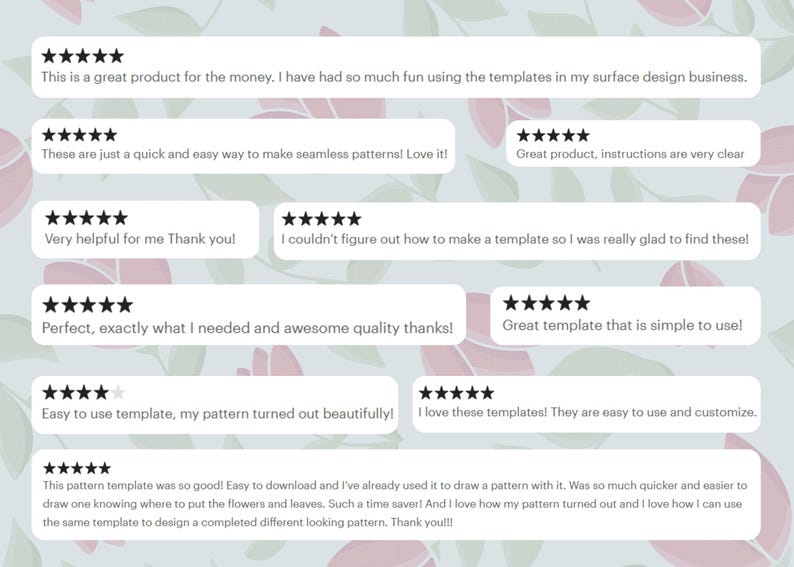 Naadloze patroonsjabloon | Herhaalbare patroonlay-out voor plakboek, png afbeelding 10