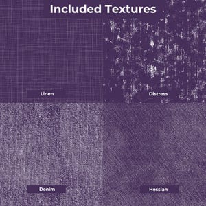 Pinceles de textura sin costuras para Procreate para diseño de patrones / Incluye texturas de lino, ratán y tela. imagen 3