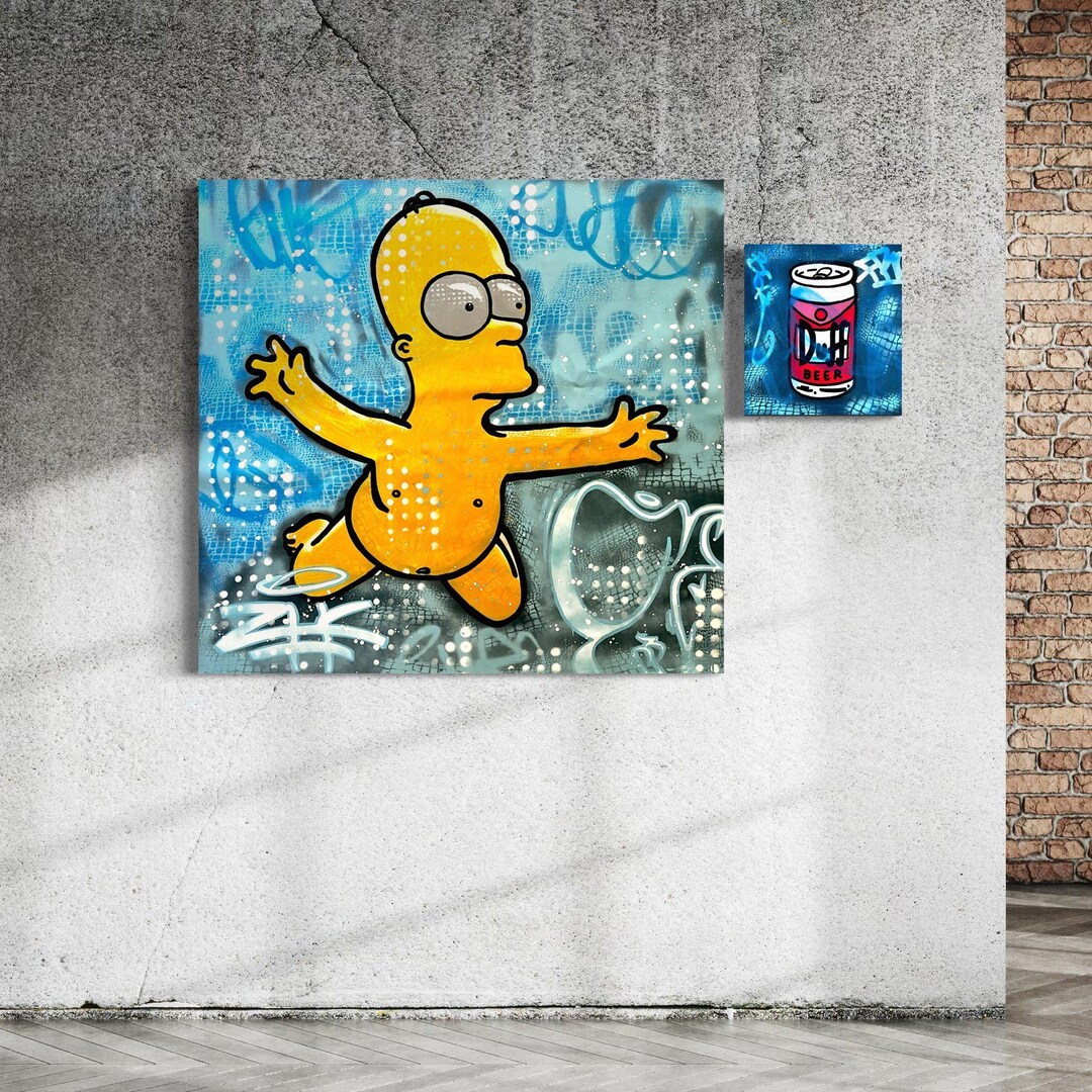 Recreating Nirvana Nevermind Album Cover 1/20 Banksy Style a Print a ...
