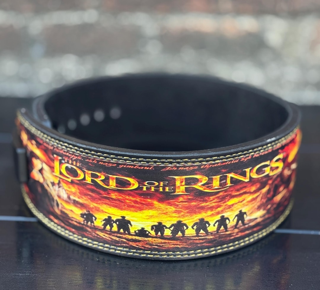 Personalized Lord of the Ring Gym Lever Weightlifting Custom Belt ...
