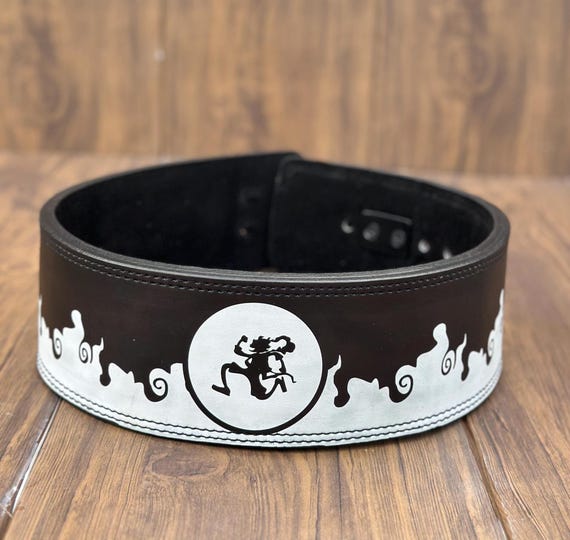 Personalized Anime Powerlifting Belt: Custom Gym Weight Lifting Lever Belt