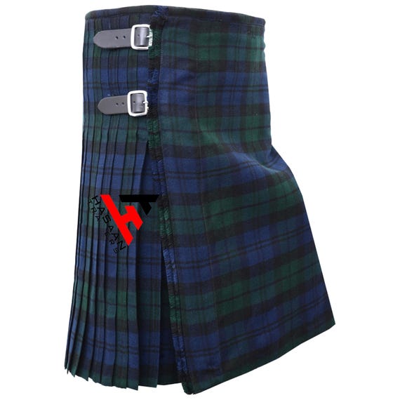 Tartan Kilt - Traditional Scottish Highland Dress - Men's 8 Yard 16oz  Acrylic Wool - Kilt With Leather Straps & Buckles - 80+ Colors - Etsy New  Zealand