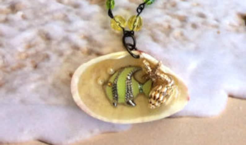 Fish Shells SALE Beach Shell Necklace