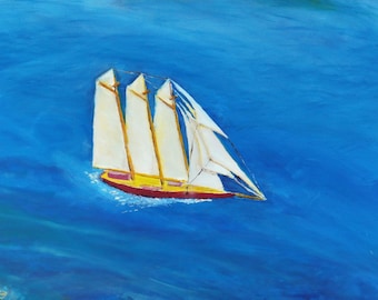 The Silent Journey - 60.9 x 91.4 cm, oil painting