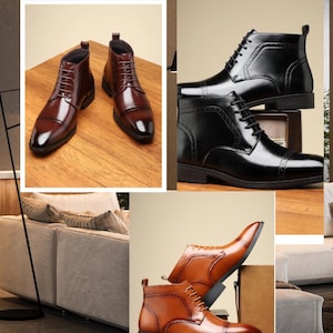 Oxfords de cuero hechos a mano, estilo vintage, hechos a medida