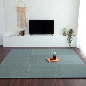 Tatami Rush Grass Unit Tatami Mat Grey