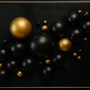 Black and Golden Galaxy