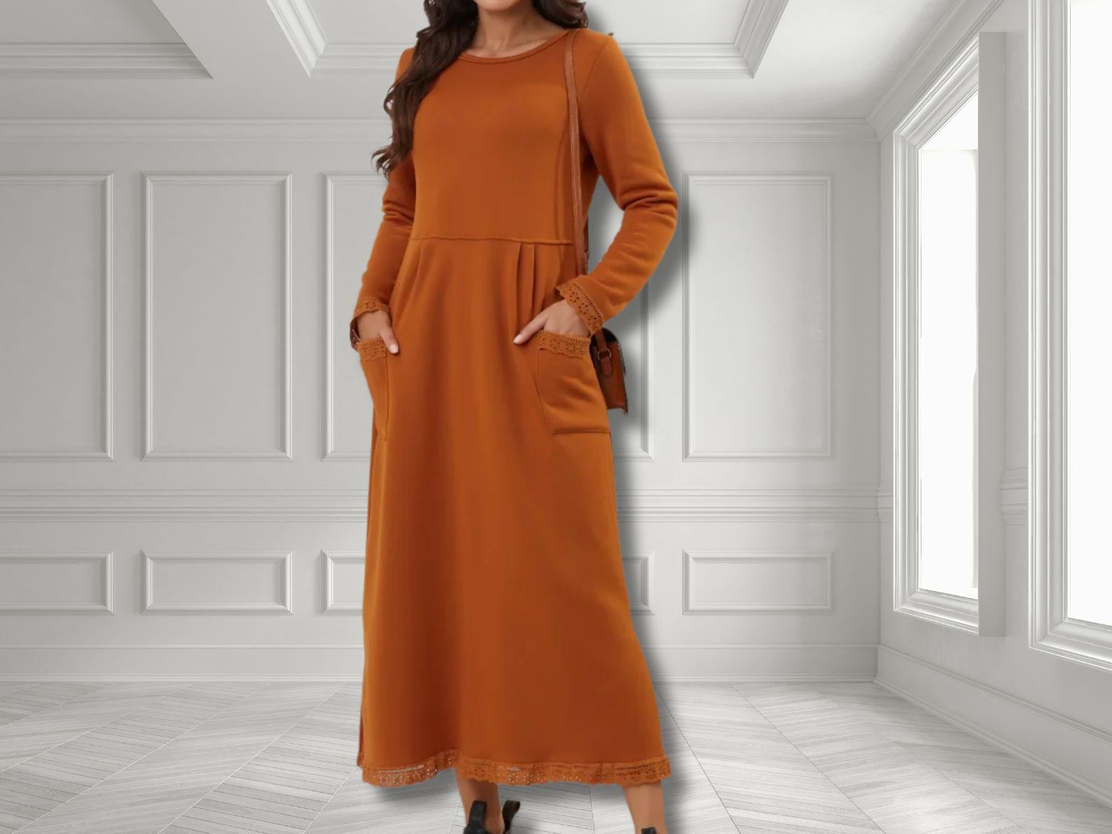 open lace back dress Burnt Orange Chiffon Short Sleeve V-Neck Wrap Pleated Bridesmaid Dress Change Color from Swatches / XXL / N16