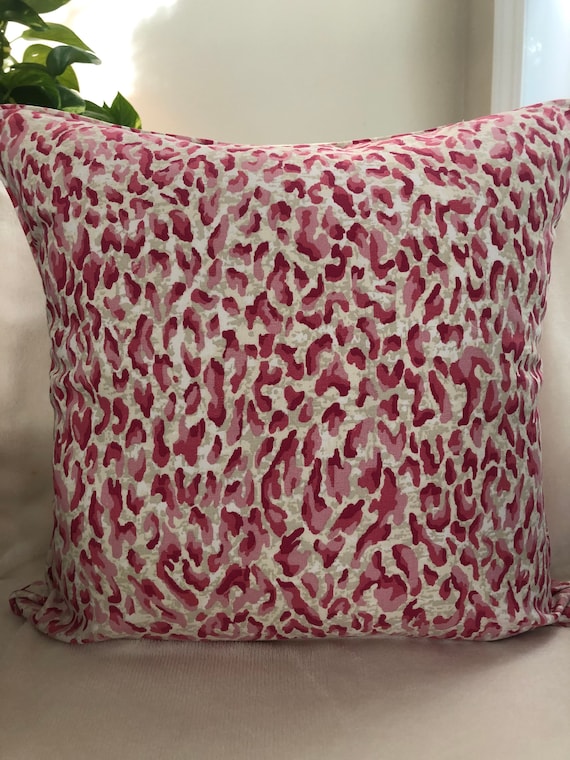Pink/ White/ Gray Cheetah/ Leopard Pillow Casing/Fun Pillows/ Kids /Nursery  Pillows