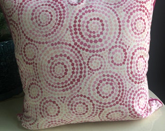 Bubblegum Pink Decorative Toss Pillow Casing /