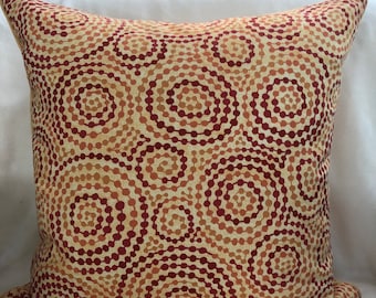 Sunshine Yellow/Golden/Berry Red Decorative Toss Pillow Casing/ Kids/ Nursery Pillow