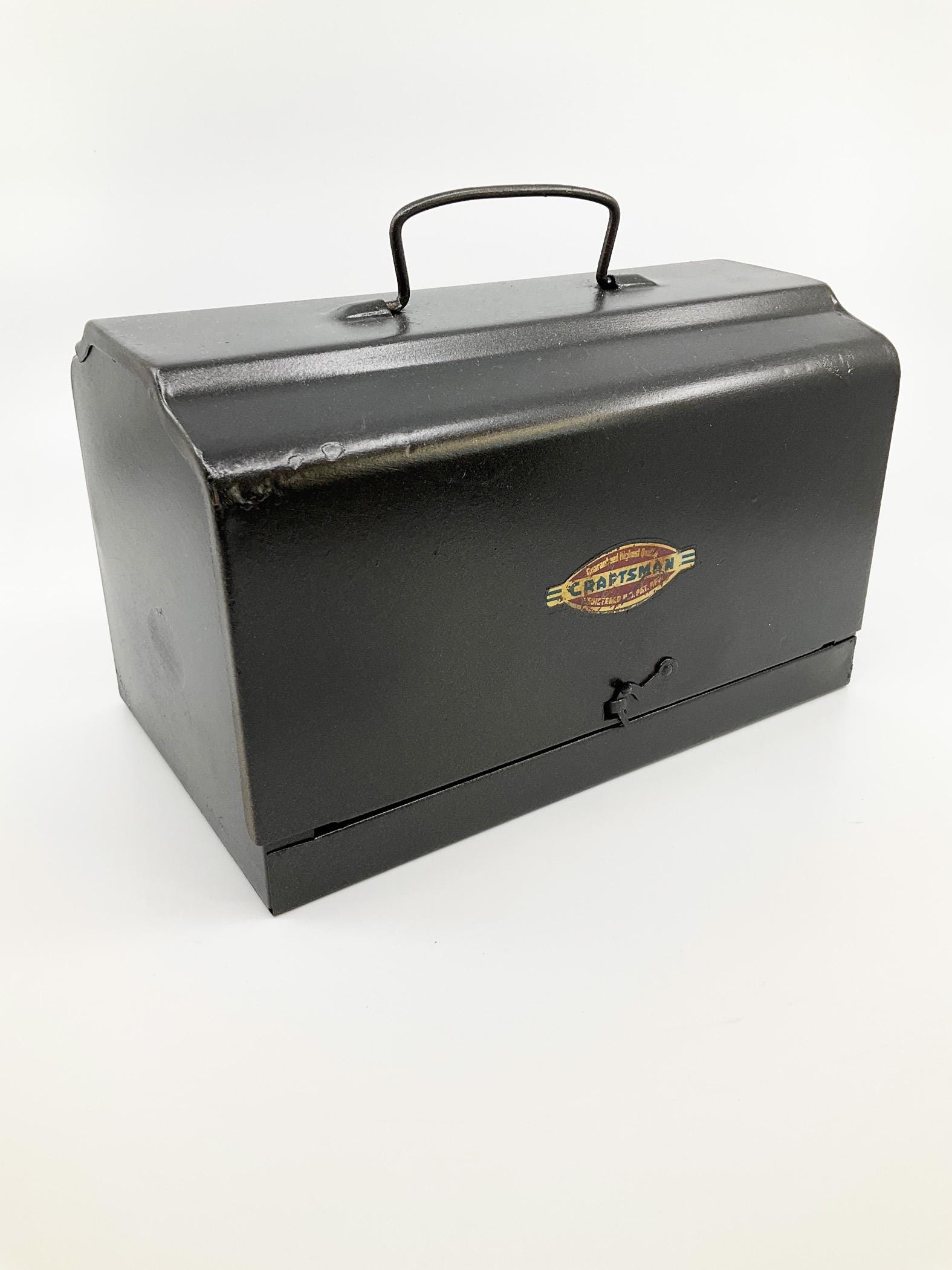 Vintage Small Metal Toolbox - Etsy