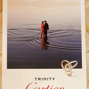 Wandposter 120 x 176 Cartier Trinity Visual 2 gerollt