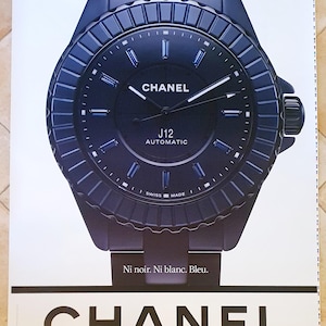 Poster da parete Chanel J12 120 x 176 arrotolato