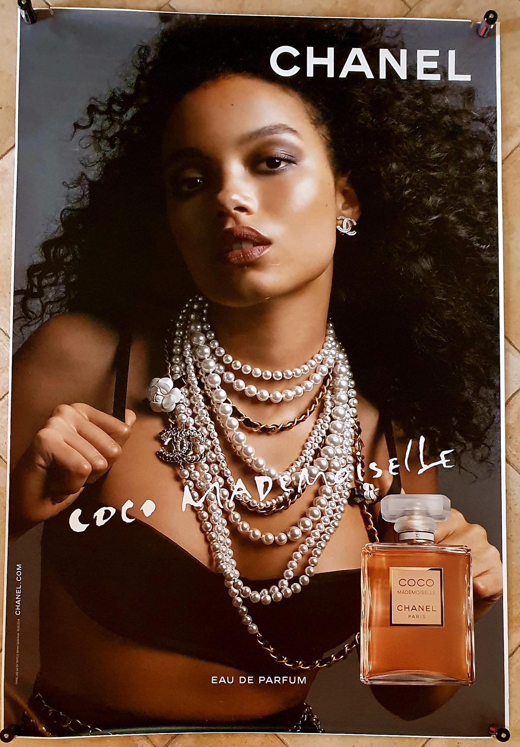 Coco Mademoiselle Chanel Paris, Pink Peony Stretch Canvas