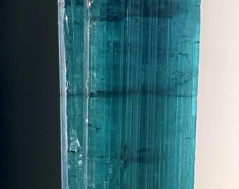 Indicolite Tourmaline Crystal from Afghanistan, 7.40 Carats
