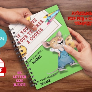 Wenn Sie Ihrem Lehrer ein Keksbuch geben PDF, PrintableTeacher Wertschätzung Geschenk Jahresende Lehrer Geschenke Buch Vorlage Geschenk Sofort-Download