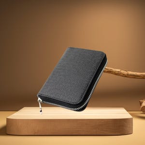 Leather Zipper Wallet Pattern: DIY PDF Template (Digital Download)
