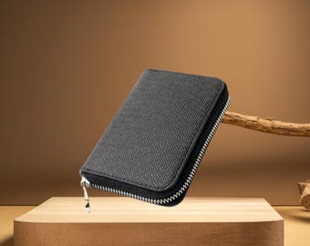 Leather Zipper Wallet Pattern: DIY PDF Template (Digital Download)