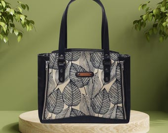 Leather Tote Bag Pattern – DIY Bag Template (PDF)