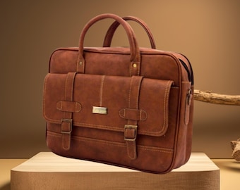 Leather Laptop Bag Pattern PDF | DIY Briefcase Template
