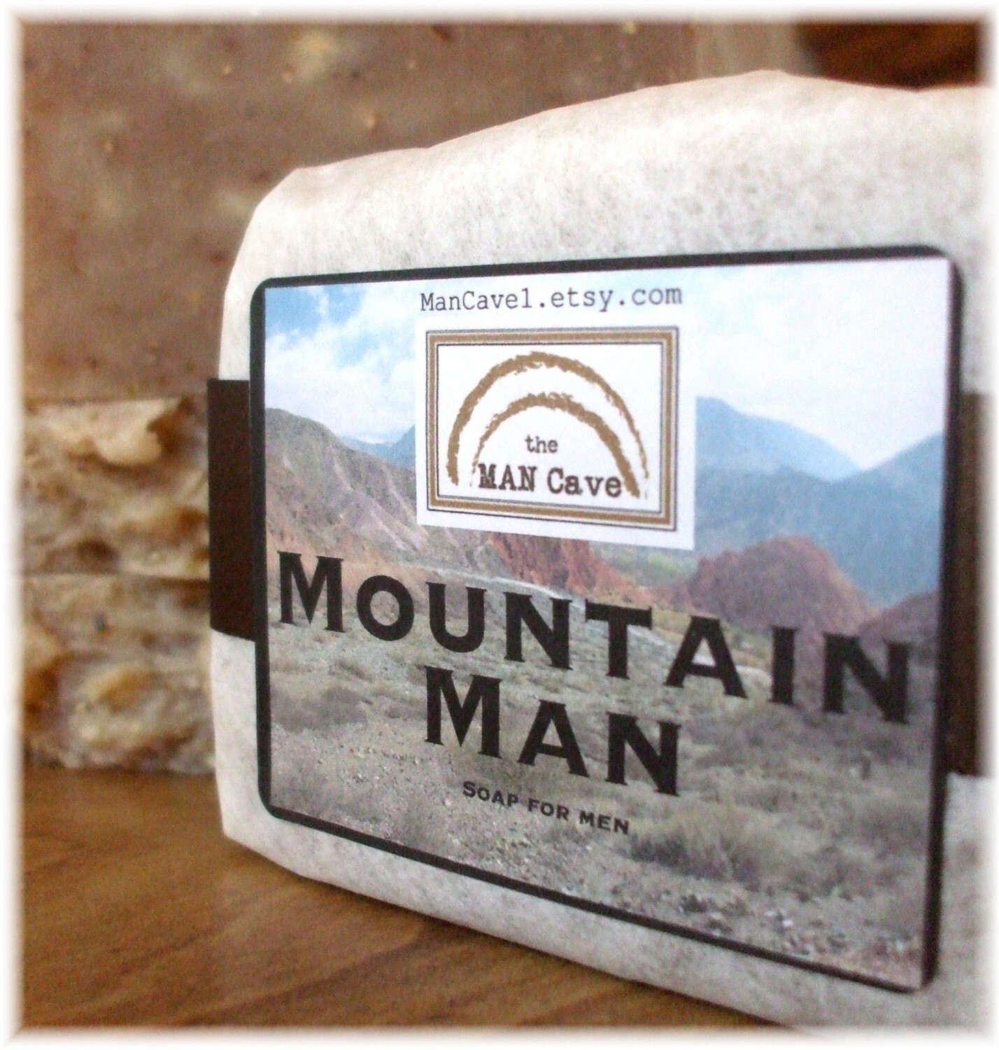Man SOAP - MOUNTAIN MAN - Exfoliating Soap Bar with Organic Oils and …