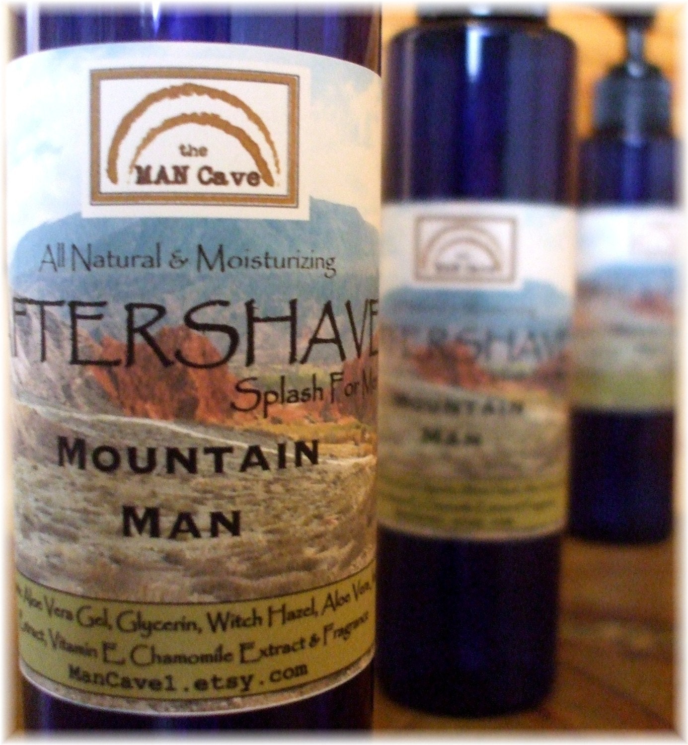 AFTERSHAVE  - MOUNTAIN MAN - All Natural Face Conditioner with Soothi…