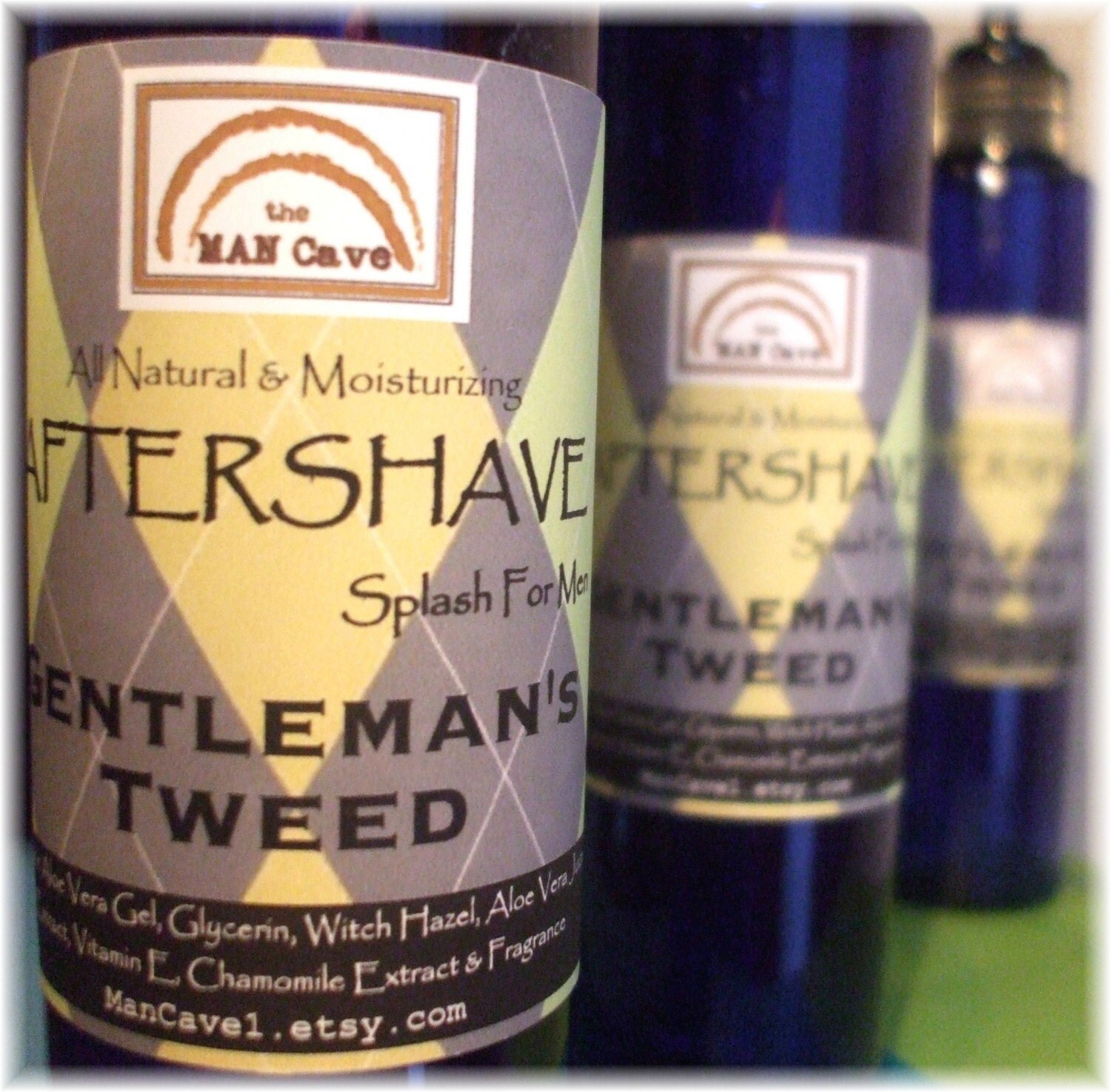 AFTERSHAVE - GENTLEMANS TWEED - All Natural Face Conditioner with Alo…