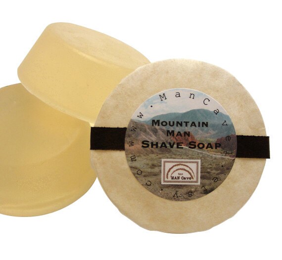 SHAVE Soap - MOUNTAIN MAN - Shaving Mug Refills Made with Bentonite C…