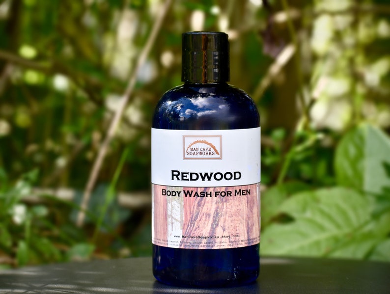 BODY WASH REDWOOD Shower Gel for Men by Man Cave Soapworks Etsy