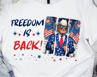 Trump PNG for 4th of July, MAGA Retro Shirt Design, Patriotic USA Independence Day Sublimation, Vintage American Flag Art