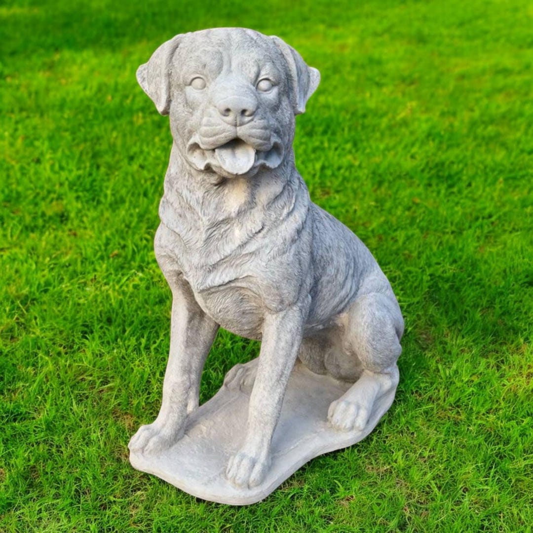Rottweiler Statue, Extra Large Rottweiler, Dog Figure, Pet Memorial ...