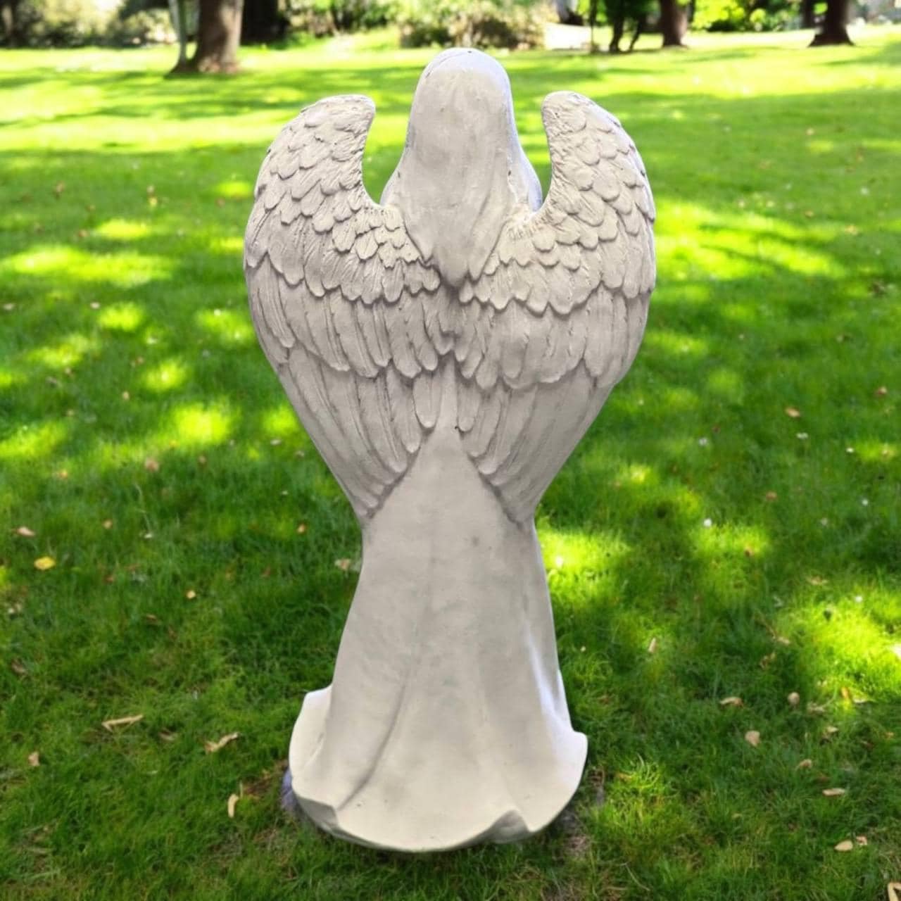 Faceless Angel, Girl No Face, Garden Statue, Stone Memorial, Cement ...
