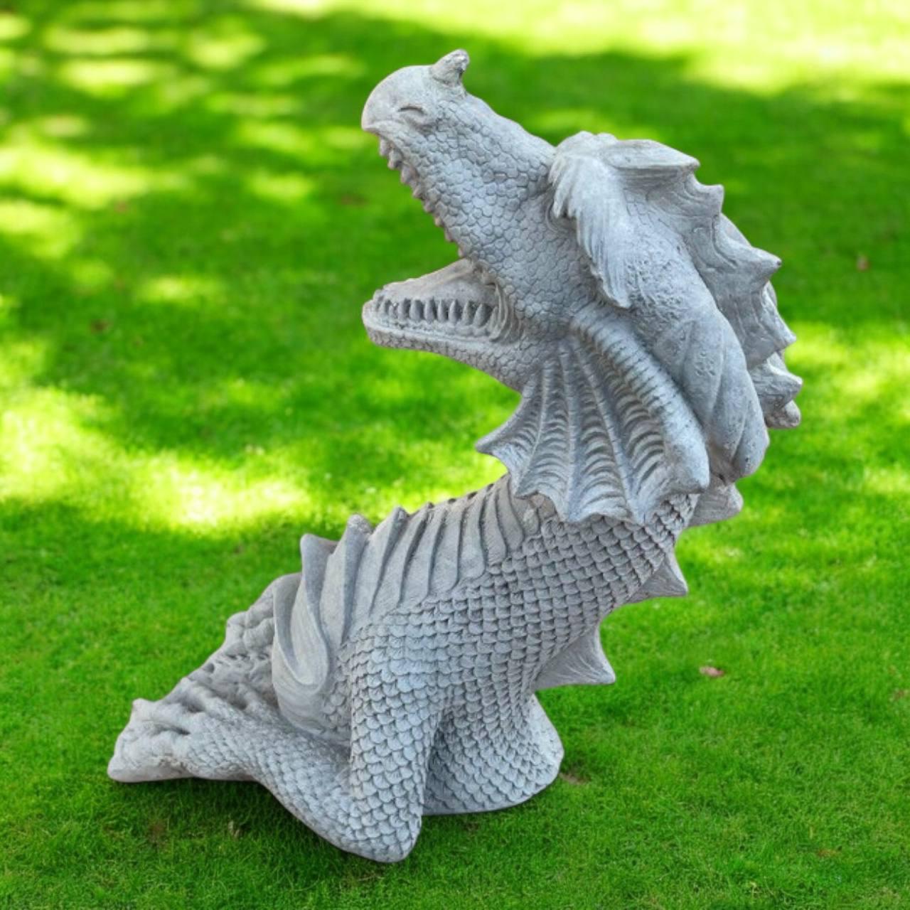 Dragon Sculpture, Cement Dragon, Fairy Animal, Gothic Statue, Stone ...