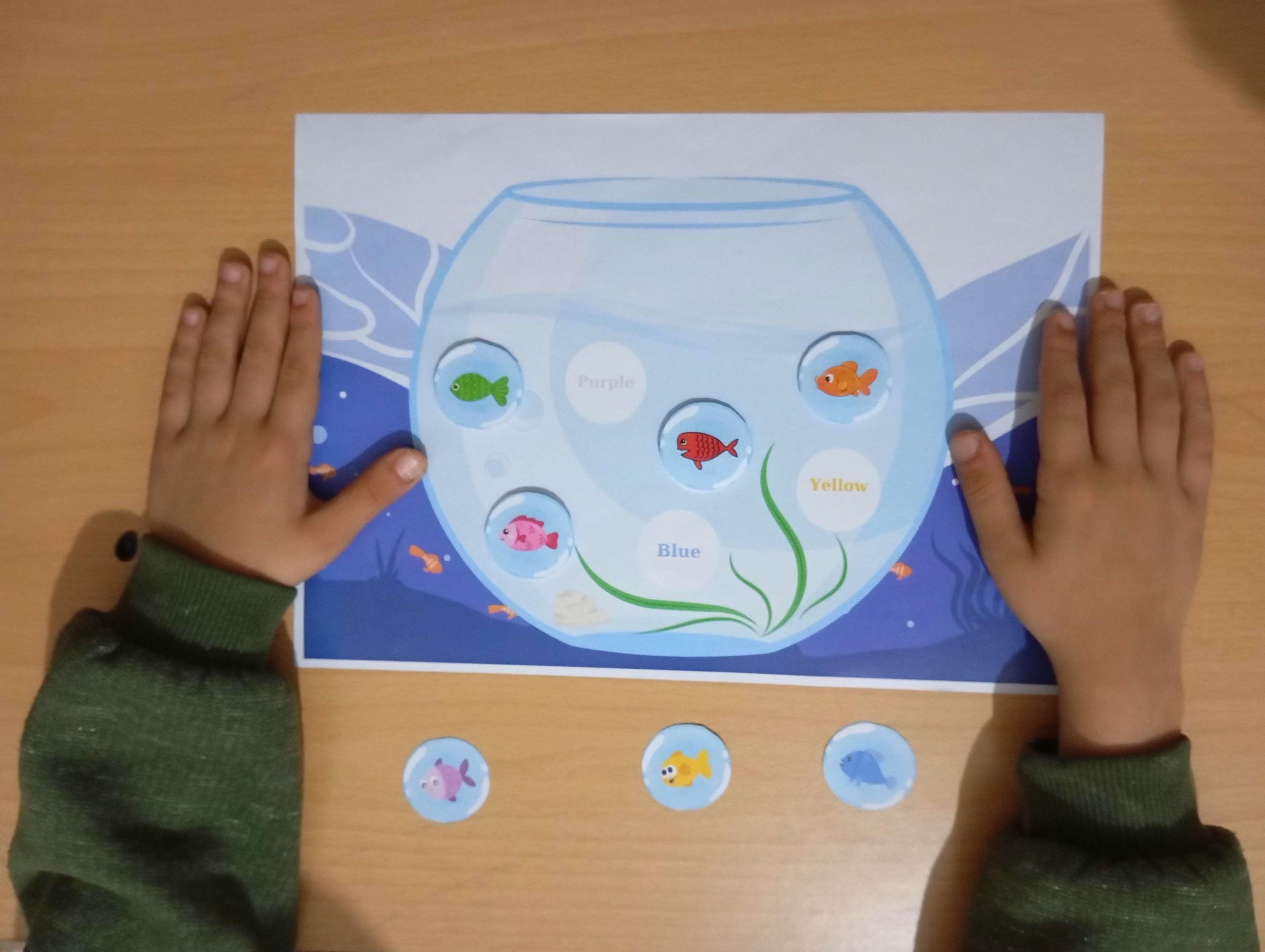 Aquarium Fish Cut and Paste Activity,printable Craft for Kids,ages 3–8 ...