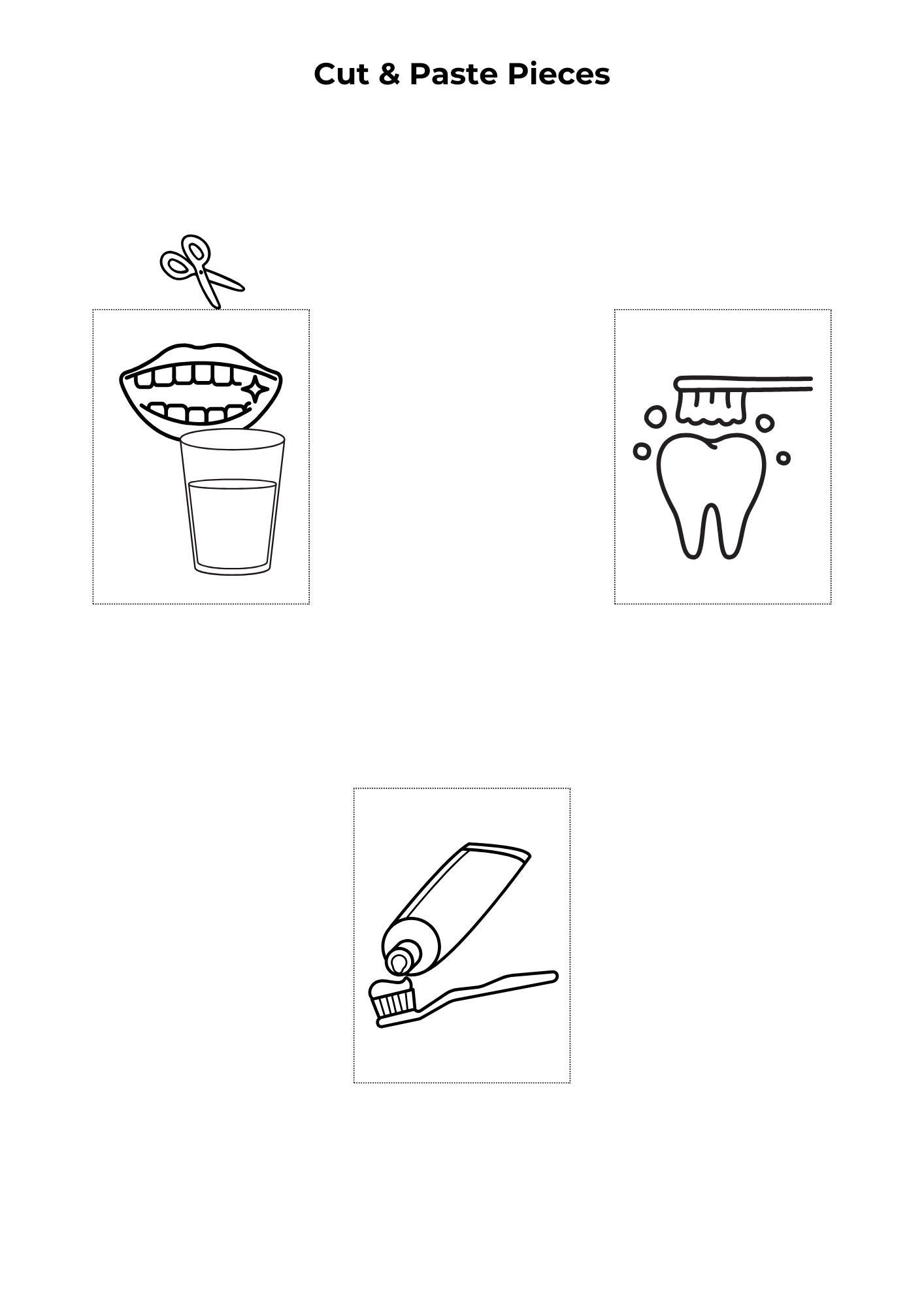 Sequencing Worksheets for Kids,1–2–3 Cut and Paste Daily Life Skills ...
