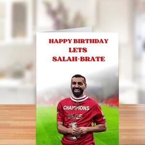 Cartão de aniversário de Liverpool Salah