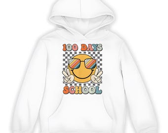 100 Days Of School 100Th Day Of School Smile Face Checkered Unisex T-shirt, Hoodie And Sweatshirt