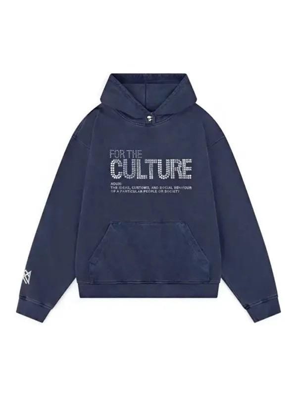 For The Culture Crystal Hoodie | Handmade | For Women