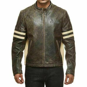 Royal Enfield Biker Leather Jacket