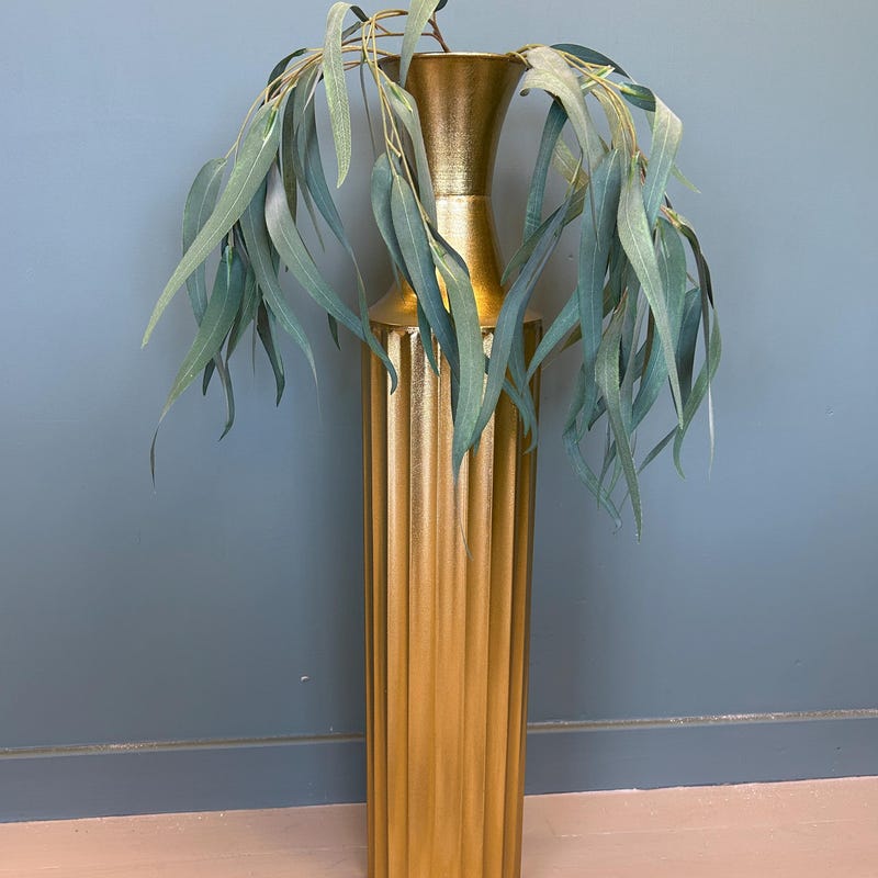 Large Floor Vases Gold - Etsy UK