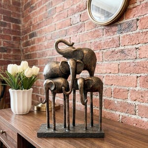 Sculpture Animalière Moderne En Bronze - Décoration Maison/bureau - Esano