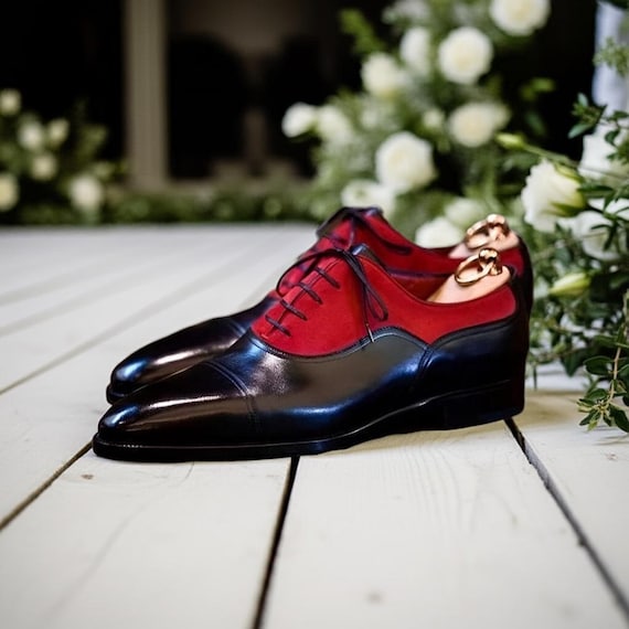 leather upper dress shoes The Jack Shoe - Navy Dress Shoes